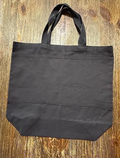 Black Tote 18x18