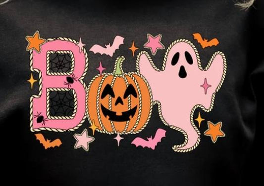 BOO - pumpkin/ghost