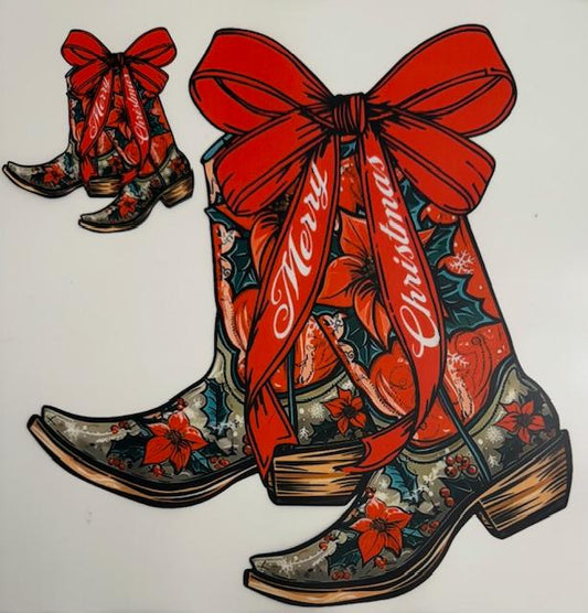 Christmas Boots w/ pocket