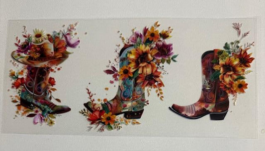 Boots - flowers in boots