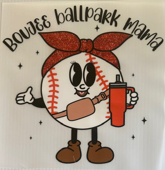 Boujee ballpark mama - baseball