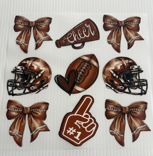 Bows/Cheer/Football collage