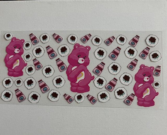 Carebear cup wrap-pink