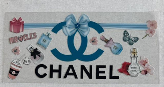 Chanel - lt blue bow