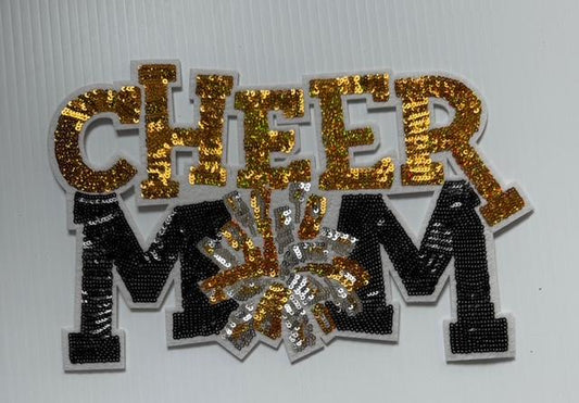 Cheer mom patch - bling