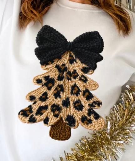Cheetah Yarn Christmas Tree