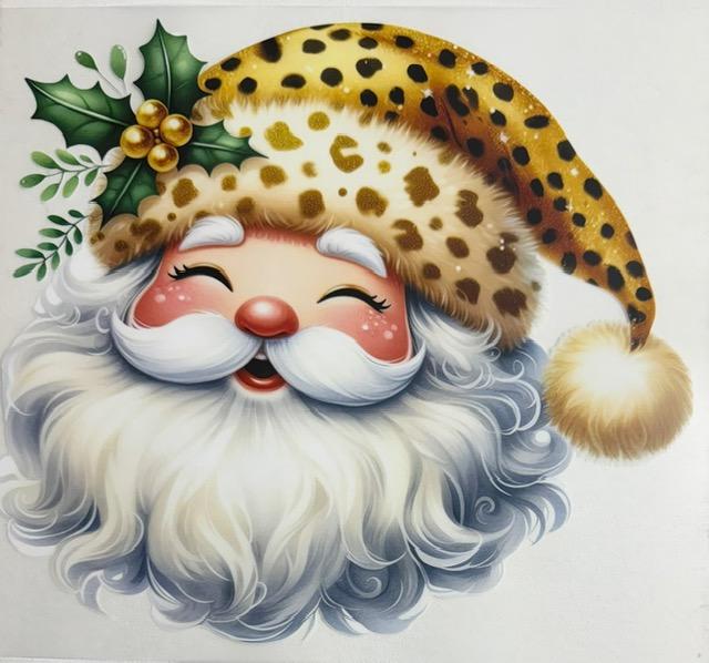 Santa - cheetah hat
