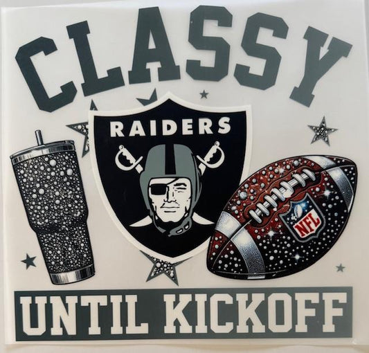 Raiders-Classy until Kick-off
