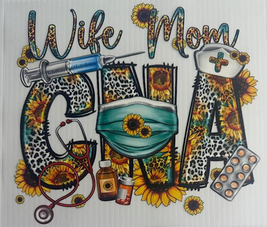 Wife mom CNA-sunflowers