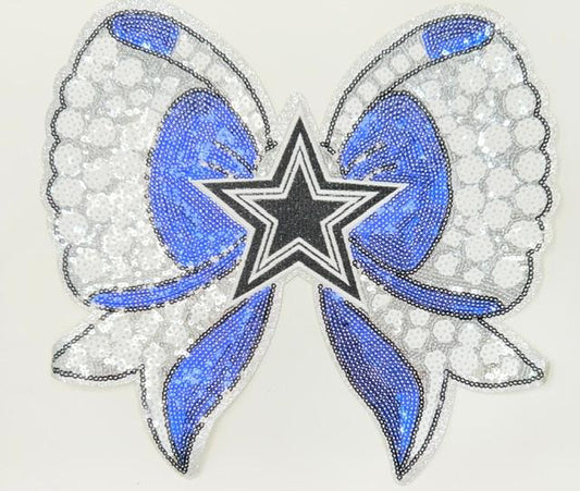Dallas Cowboys Lg Bling bow patch