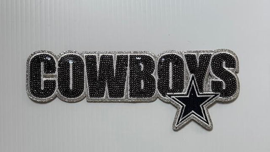 Cowboys Patch-star on right-bling