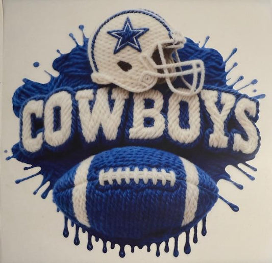 Cowboys-yarn blue