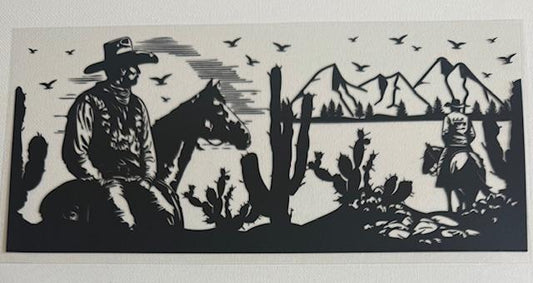 Cowboy scene