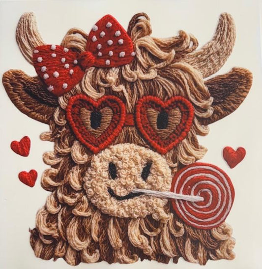 Valentines Cow - yarn