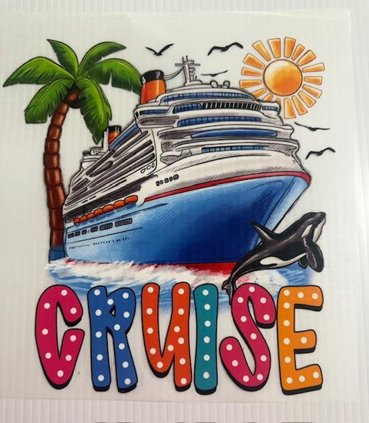 Cruise - ship/palm tree