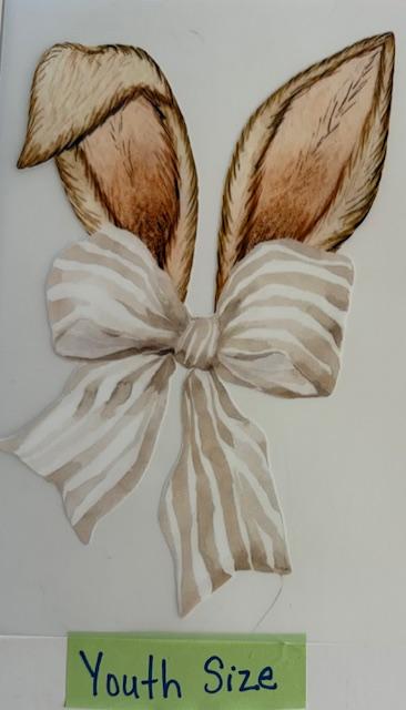 Bunny ears w/ white bow