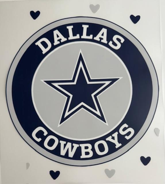 Dallas Cowboys w/ small hearts