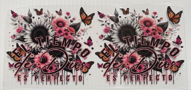 Tiempo de Dios es Perfecto - pink