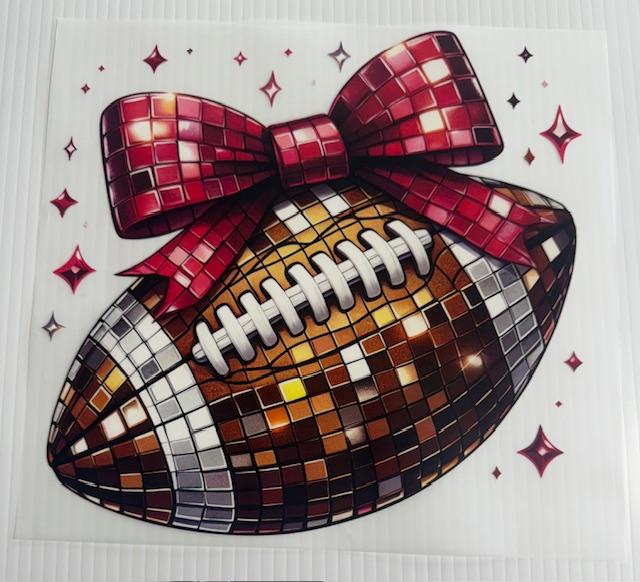 Football & Bow - mirrorball look