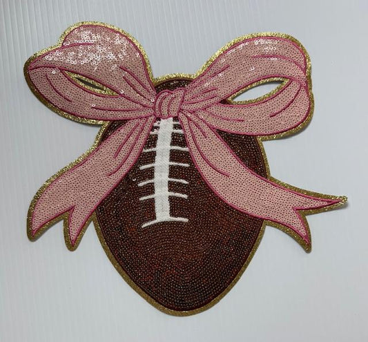 Football w/ Bow - bling
