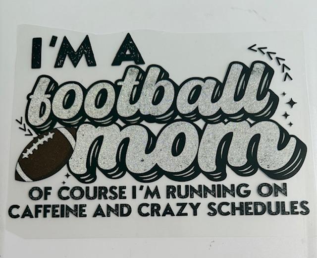 I'm a Football Mom of course Im running on caffeine & crazy schedules=shimmer