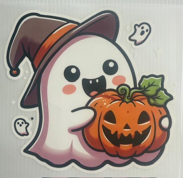 Ghost and Pumpkin