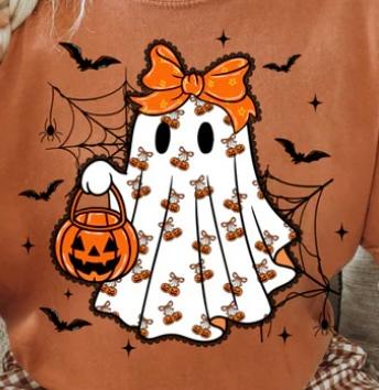 Ghost - orange bow, cherries