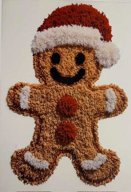 Fuzzy Gingerbread man
