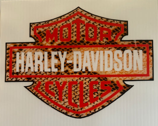 Harley Davidson - snake look background