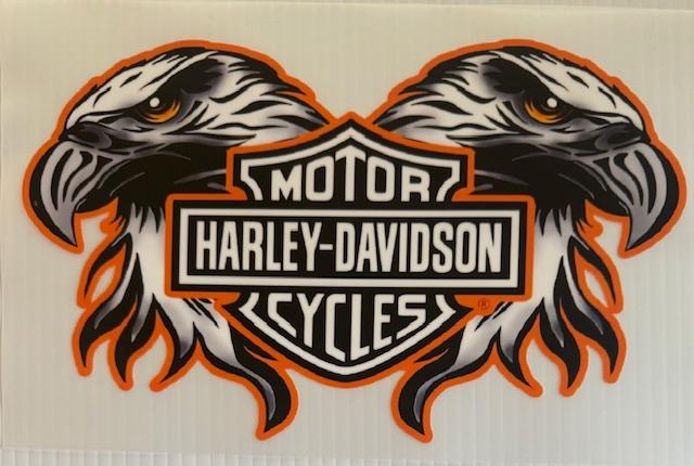 Harley Davidson - 2 eagles