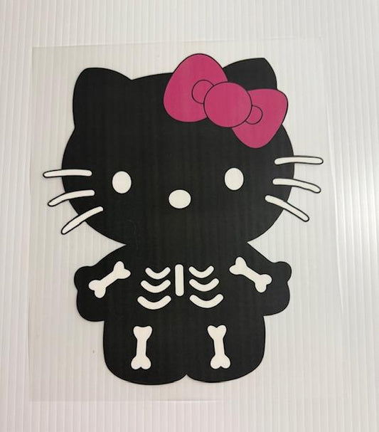 Hello Kitty  skeleton costume
