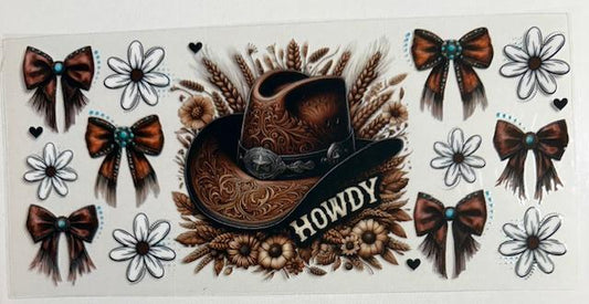 Western Hat-Howdy and bows