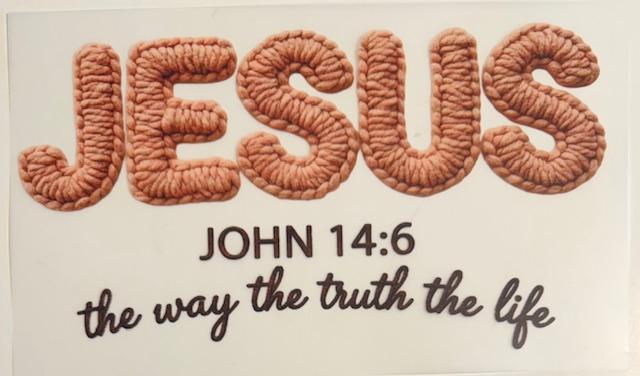 Jesus - John 14:6 -yarn