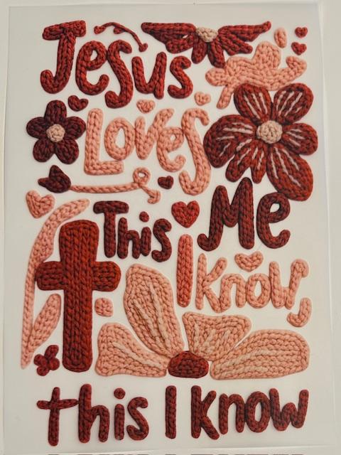 Jesus loves me. this I know yarn- youth