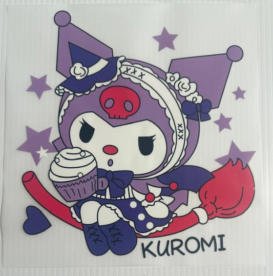 Kuromi - purple w/ cupcake