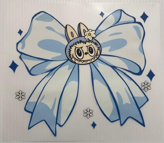 Labubu - Big blue bow