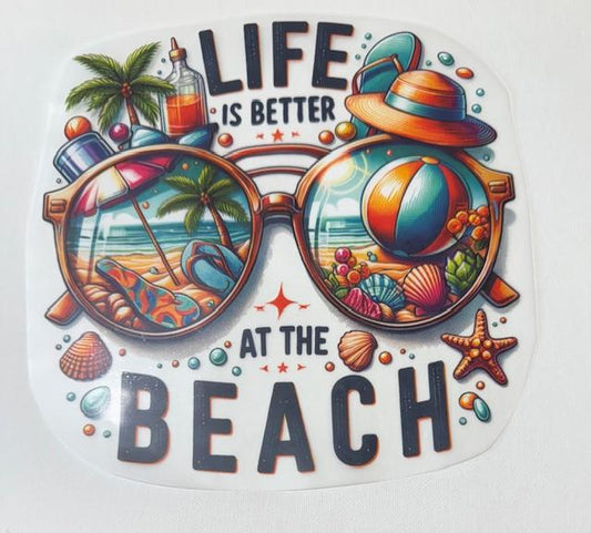 Life is Better at The Beach-sunglasses