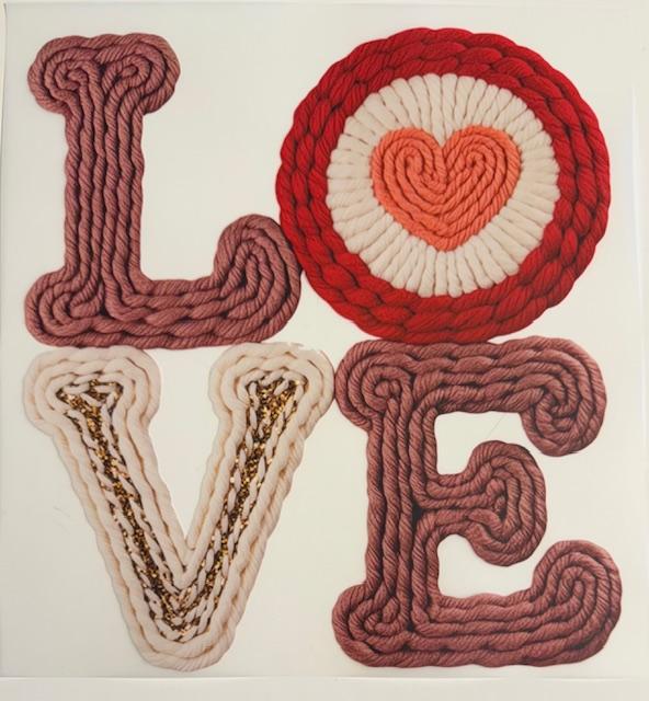 Love-mauve yarn