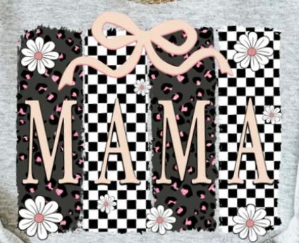 Mama - checkered