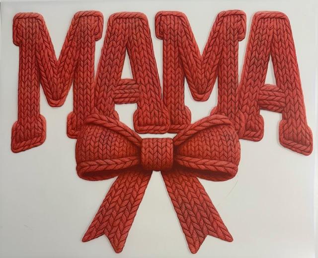 Mama - pink yarn