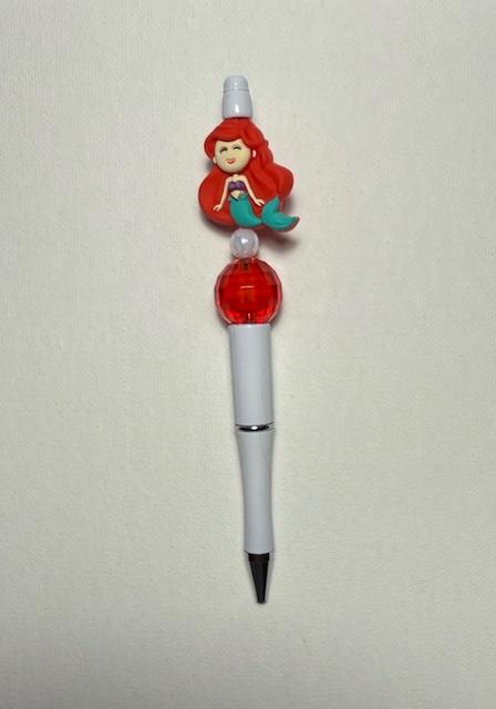 Mermaid - white pen