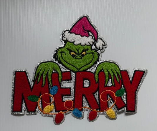 Merry patch with Grinch