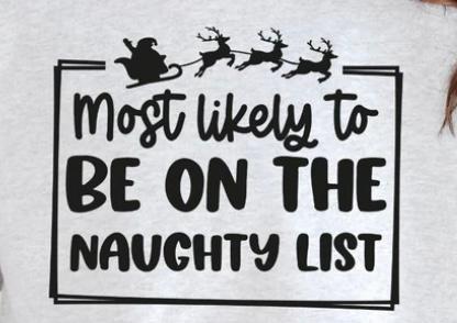 Most likely to be on the naughty list