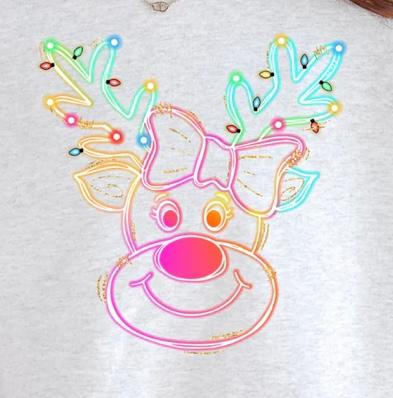 Neon Reindeer