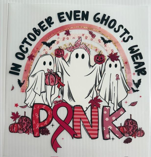 In October even Ghosts wear Pink
