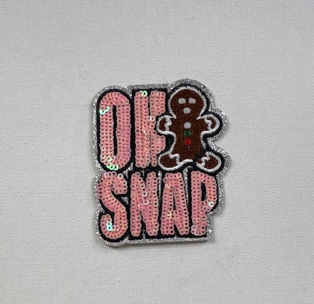 Oh snap Gingerbread patch