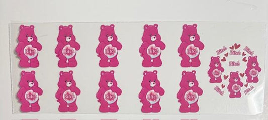 Pink Swear Bear w/lid