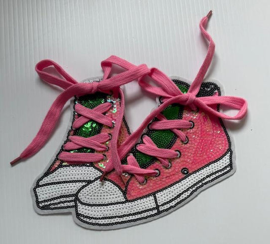 Pink Bling Shoes Patch