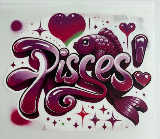 Pisces-magenta color with pocket size