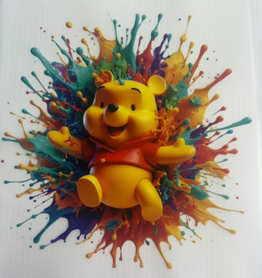 Pooh - paint splash